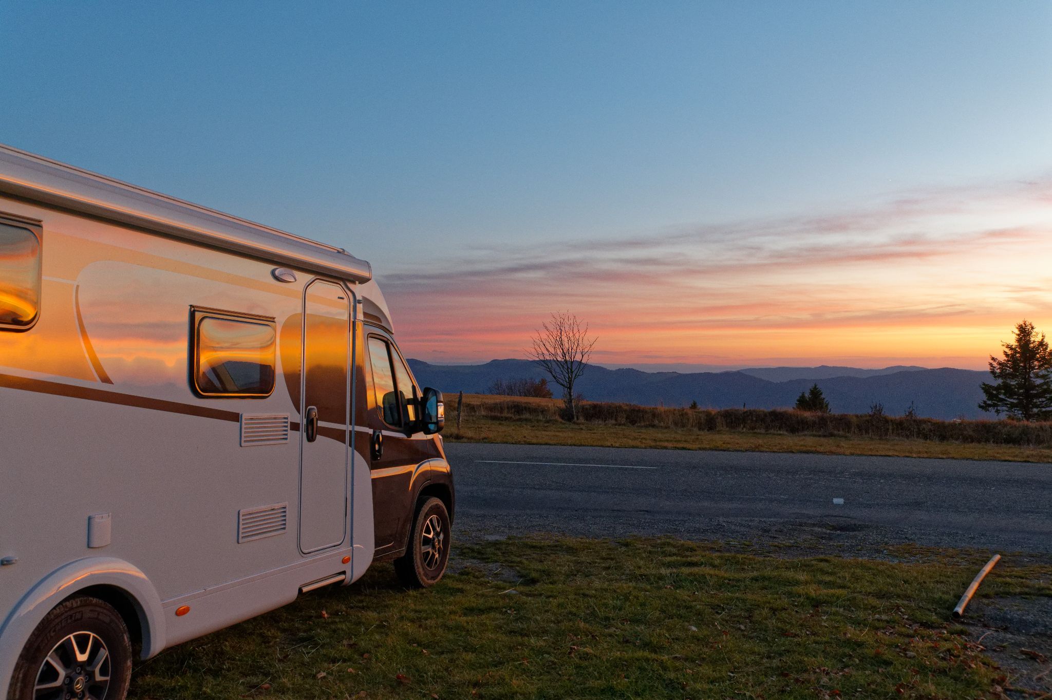 Sonnenuntergang auf dem Coll. de Markstein